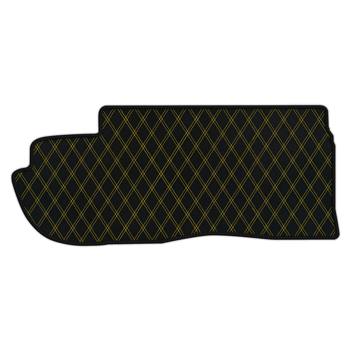 Customizable Leather Trunk Floor Mats with Double Diamond Pattern for Ferrari 599 Coupe (2006-2012)
