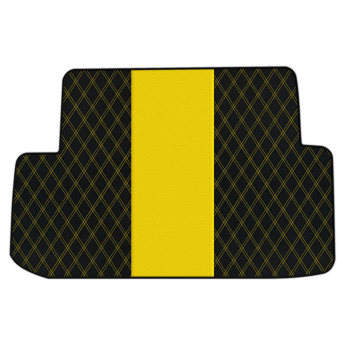 Customizable Leather Trunk Floor Mats with Double Diamond Pattern for Ferrari California T (2015-2018)