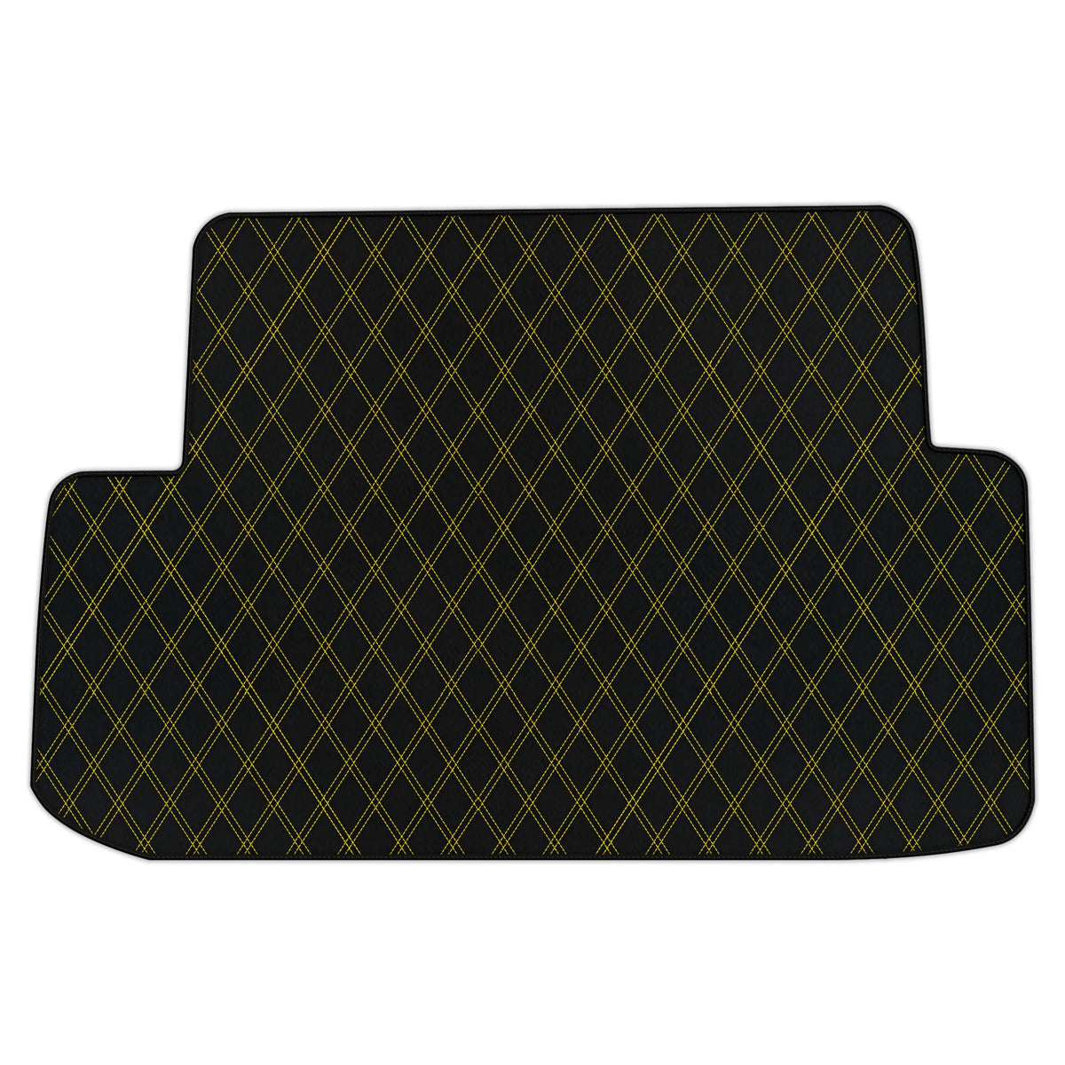 Customizable Leather Trunk Floor Mats with Double Diamond Stich Pattern for Ferrari California T (2015-2018)