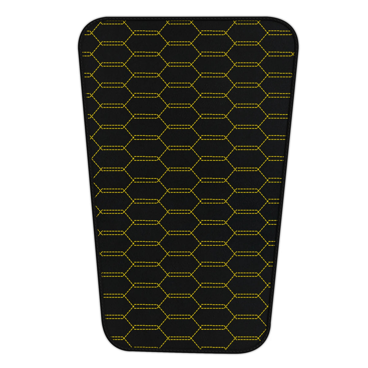 Customizable Leather Trunk Floor Mats with Interlaced Hex Pattern for Ferrari F8 Tributo (2019-2023)