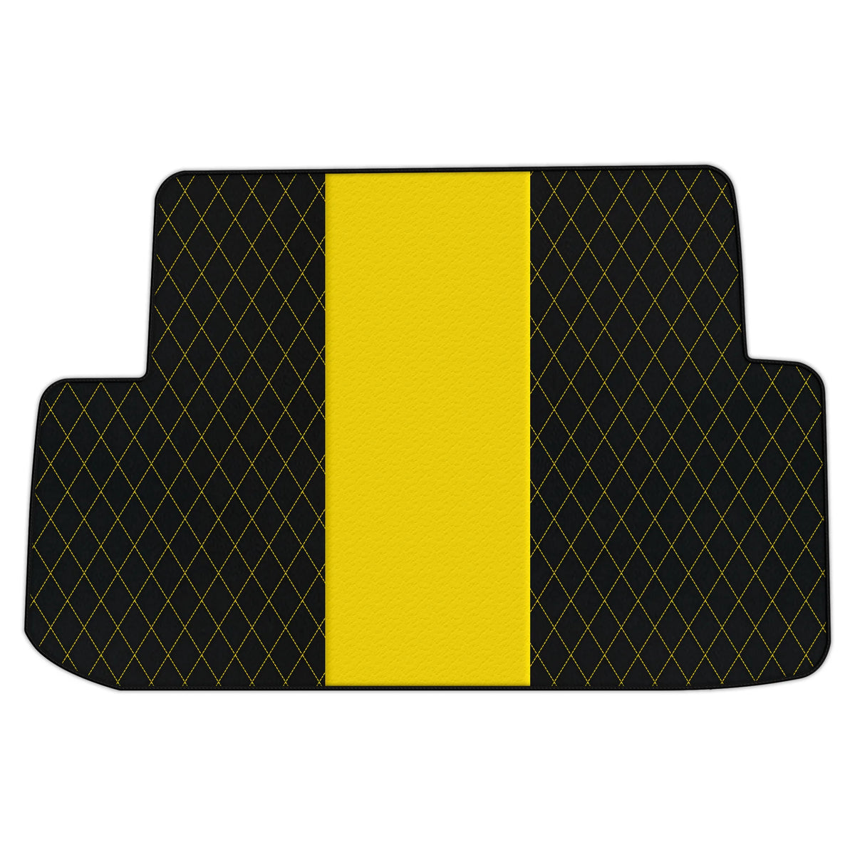 Customizable Leather Trunk Floor Mats with Single Diamond Pattern for Ferrari California (2008-2014)