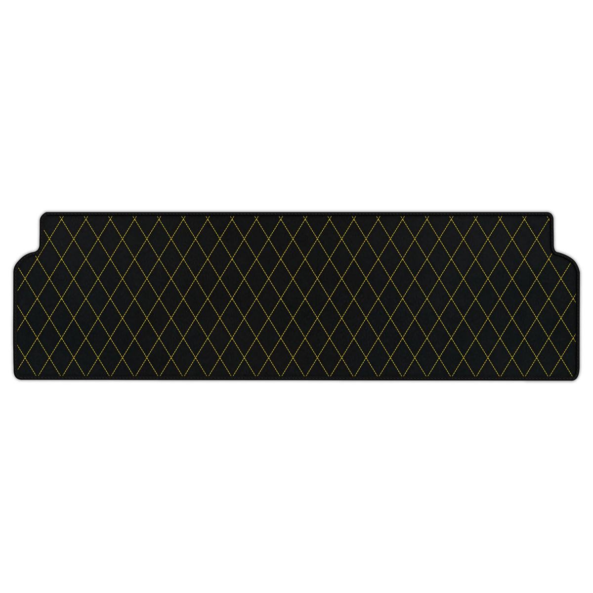 Customizable Leather Trunk Floor Mats with Single Diamond Pattern for Ferrari Mondial Convertible (1983-1993)
