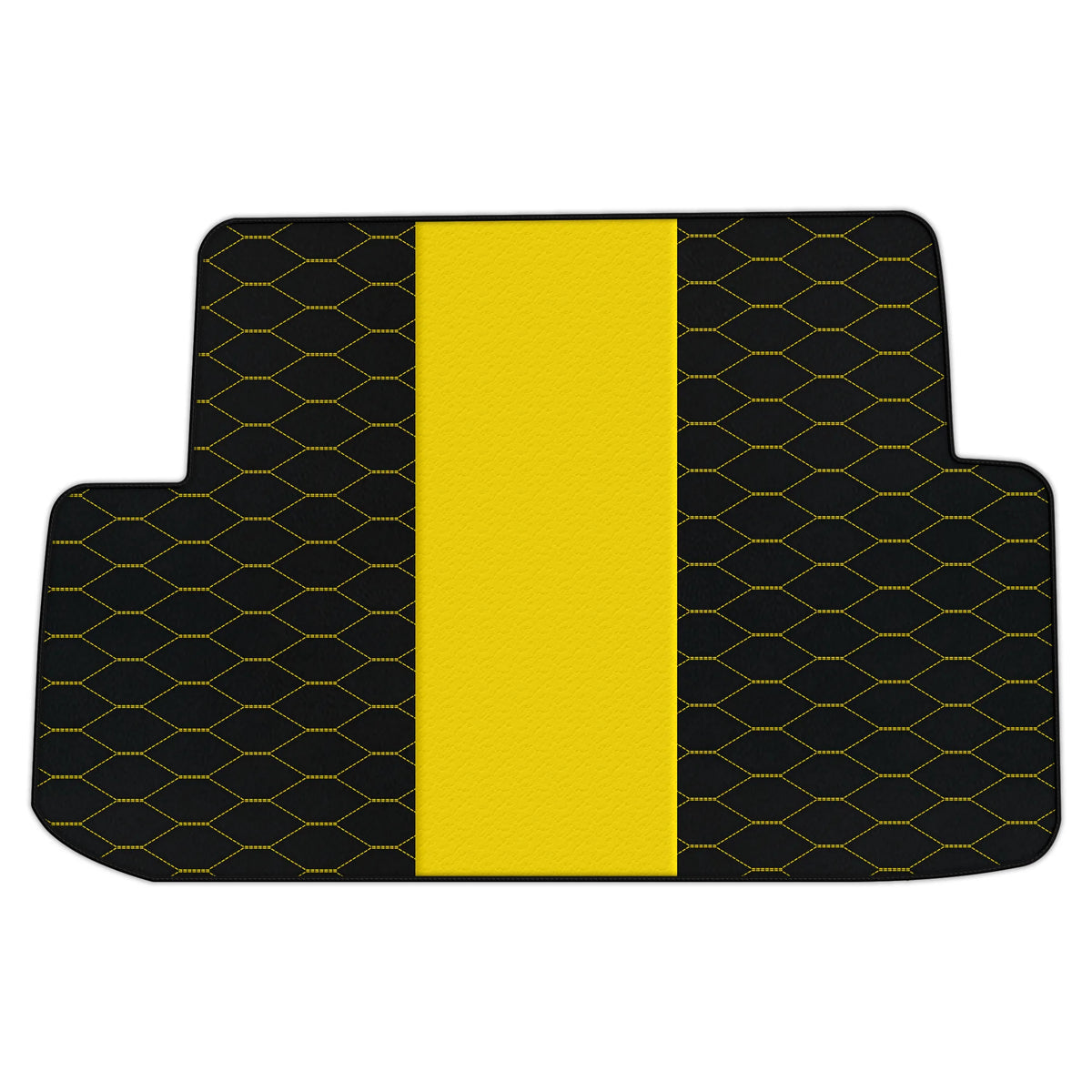Customizable Leather Trunk Floor Mats with Viper Hex Pattern for Ferrari California (2008-2014)
