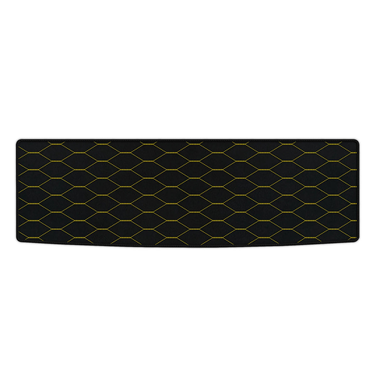 Customizable Leather Trunk Floor Mats with Viper Hex Pattern for Ferrari FF (2011-2016)