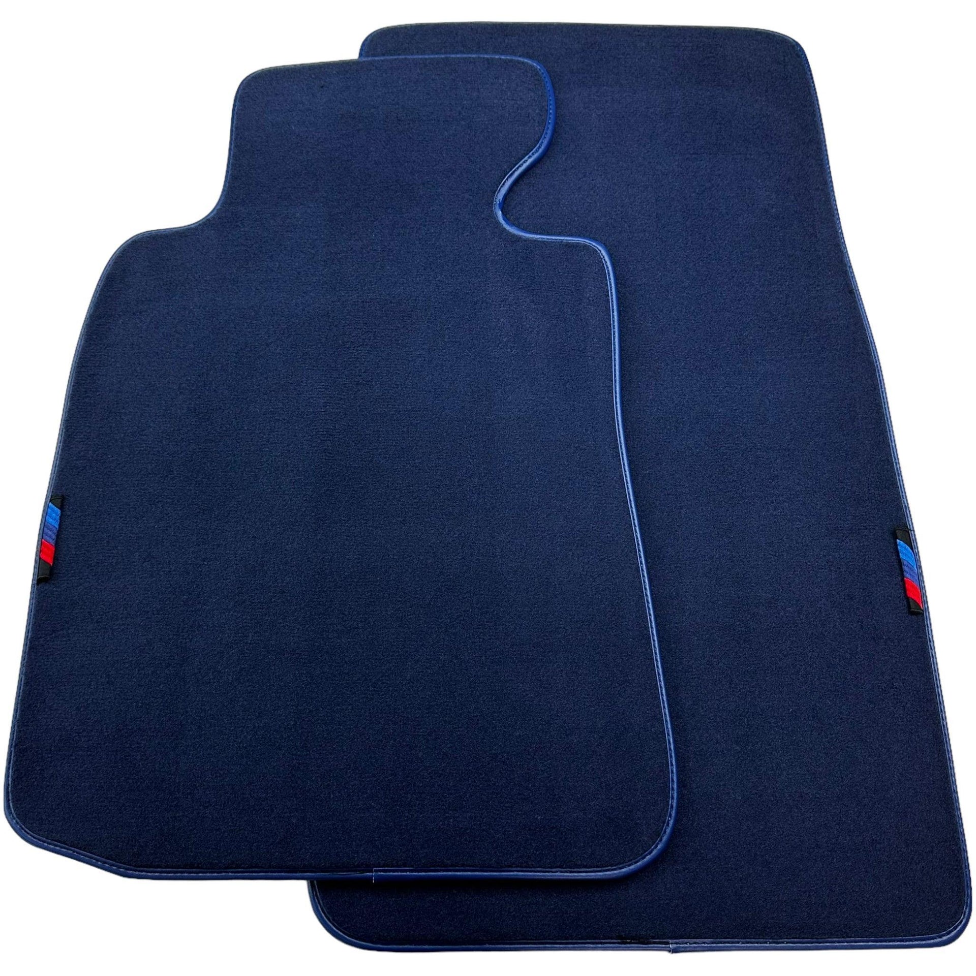 Dark Blue Floor Mats For BMW 5 Series E39 With M Package - AutoWin