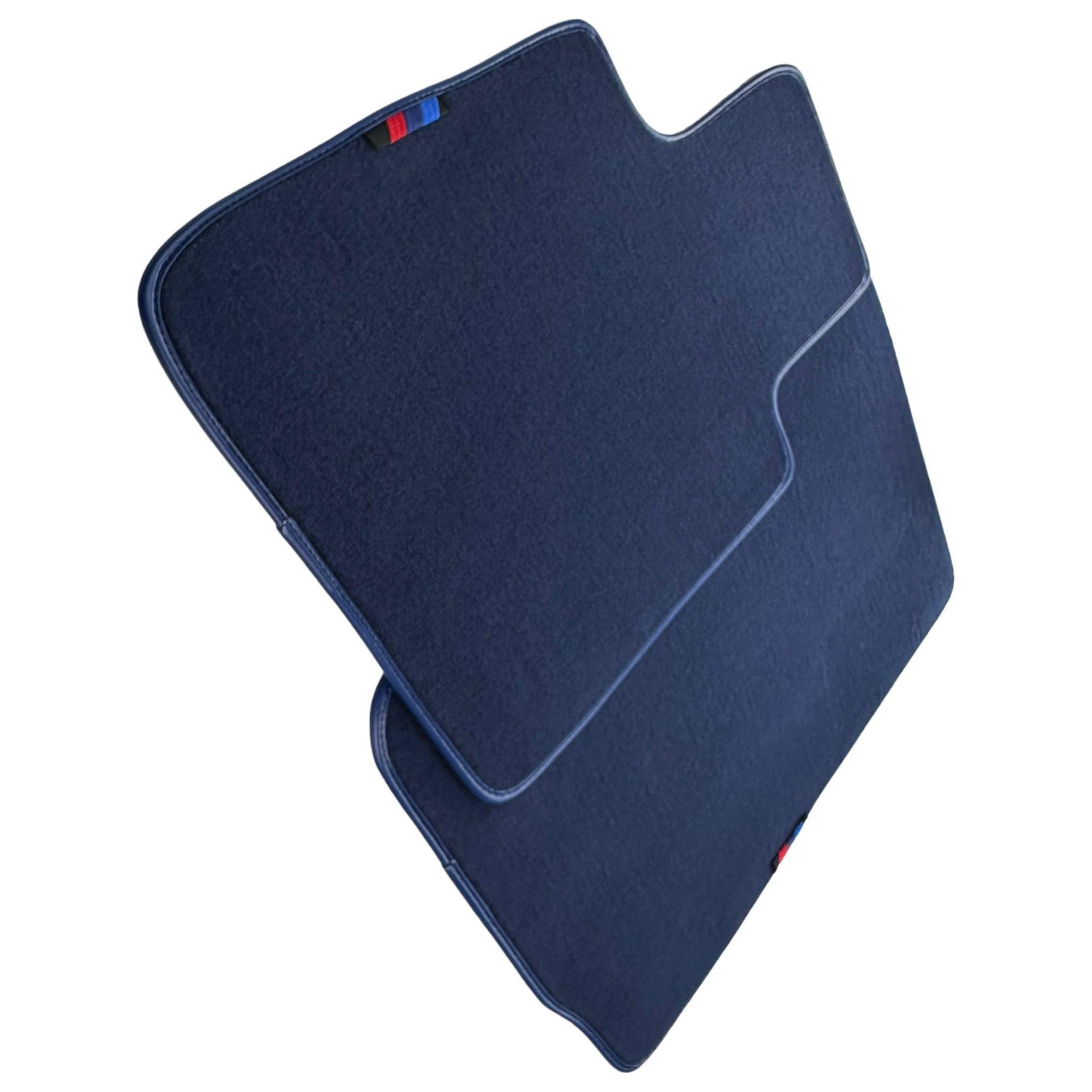 Dark Blue Floor Mats For BMW Z4 Series E86 Coupe (2003-2008) With M Package - AutoWin