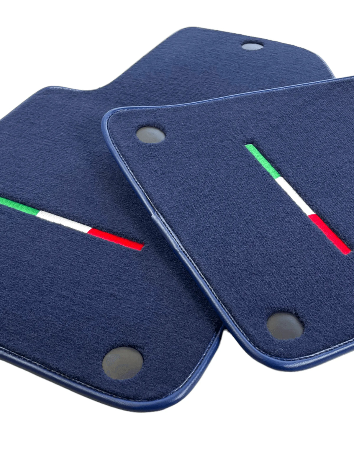 Dark Blue Floor Mats For Ferrari 599 Coupe 2006-2012 Italian Edition - AutoWin