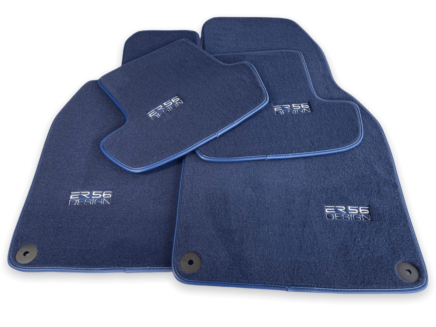 Dark Blue Floor Mats for Porsche 911 - 991 (2012-2019) | ER56 Design - AutoWin
