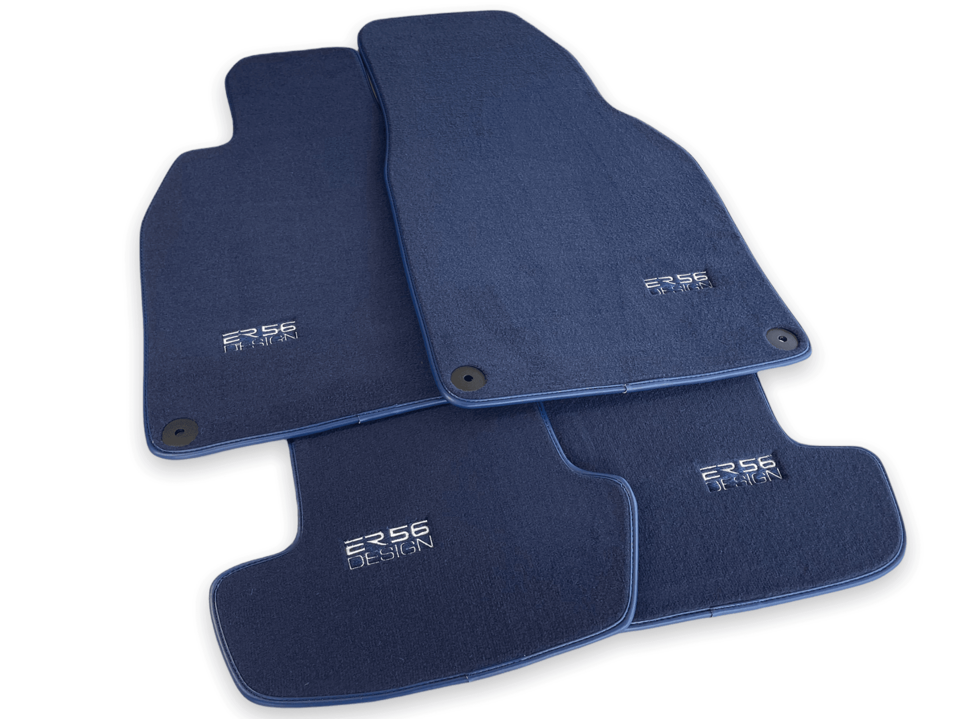 Dark Blue Floor Mats for Porsche 911 - 991 (2012-2019) | ER56 Design - AutoWin