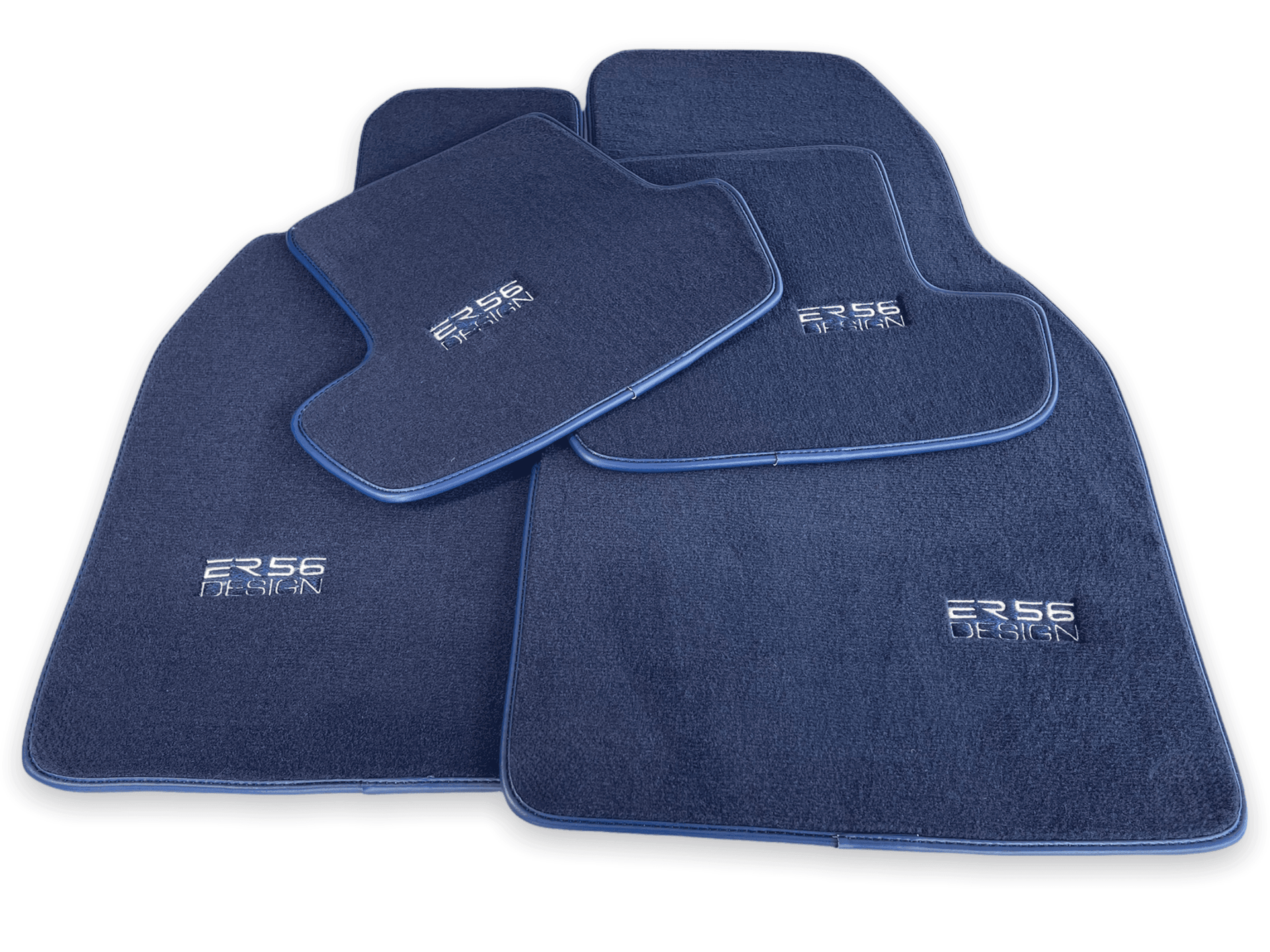 Dark Blue Floor Mats for Porsche 911 - 997 (2004-2012) | ER56 Design - AutoWin