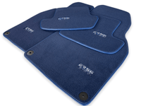 Dark Blue Floor Mats for Porsche Taycan (2019-2023) | ER56 Design - AutoWin