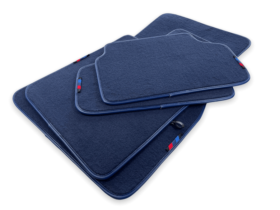Dark Blue Mats For BMW Gran Tourer F46 (2015-2022) 7 Seats With M Package - AutoWin