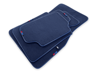 Dark Blue Mats For BMW M5 F10 With M Package - AutoWin