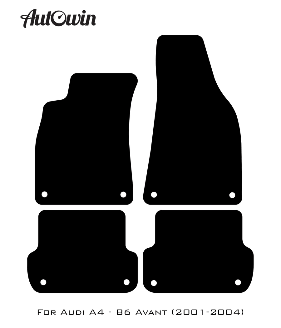 Floor Mats for Audi A4 - B6 Avant (2001-2004) - AutoWin