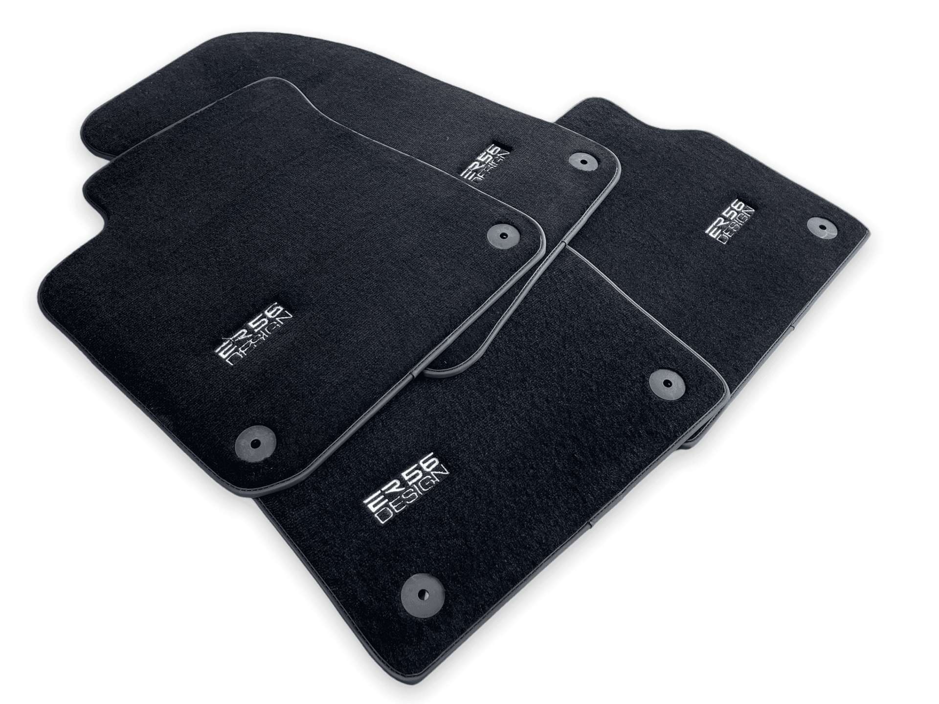 Floor Mats for Audi A4 - B7 Convertible (2006-2009) ER56 Design - AutoWin