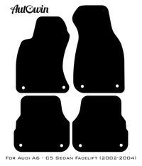 Floor Mats for Audi A6 - C5 Sedan Facelift (2002-2004) - AutoWin