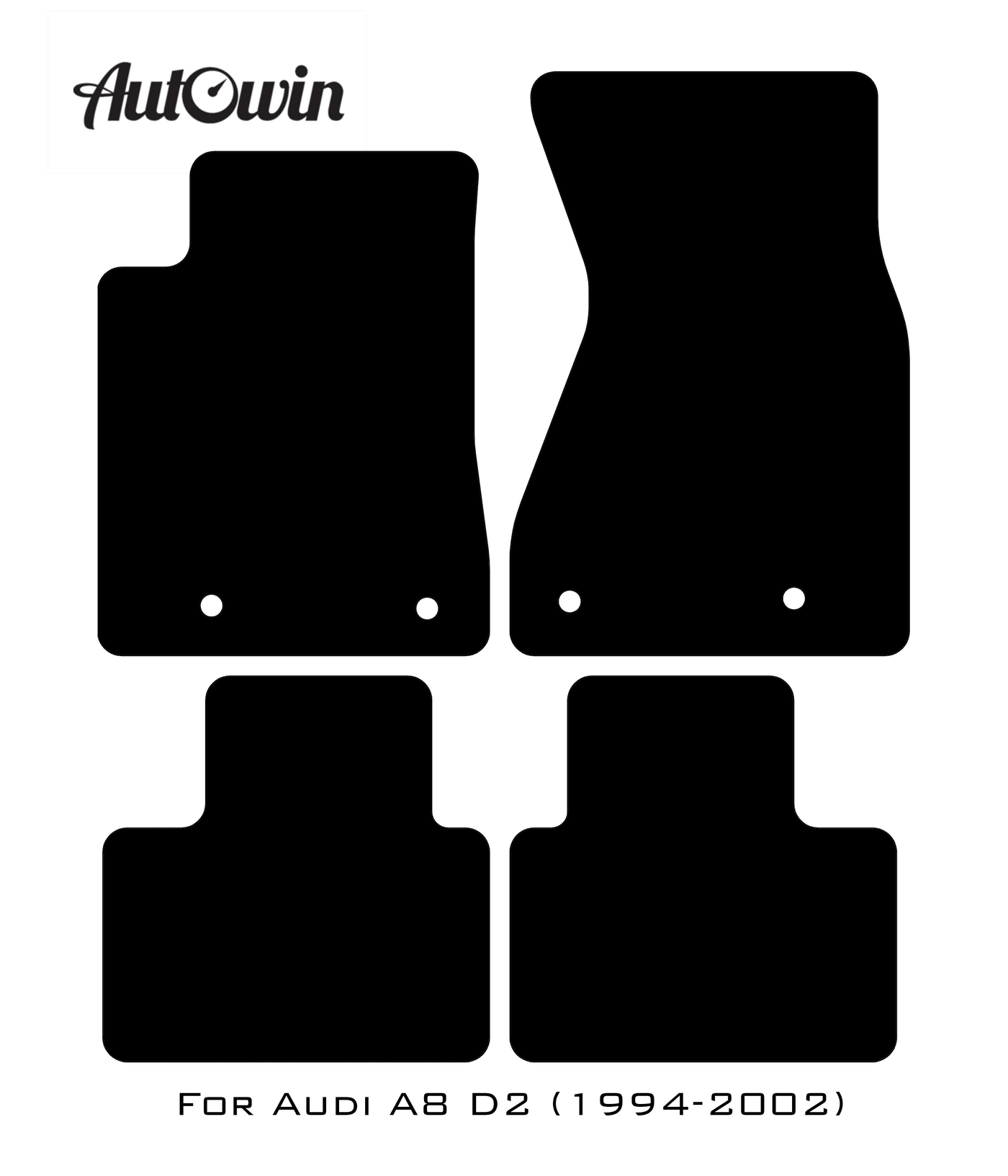 Floor Mats for Audi A8 D2 (1994-2002) ER56 Design - AutoWin