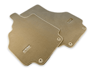 Floor Mats for Audi R8 (2007-2015) Beige Carpet ER56 Design - AutoWin