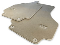 Floor Mats for Audi R8 (2007-2015) Beige Carpet ER56 Design - AutoWin