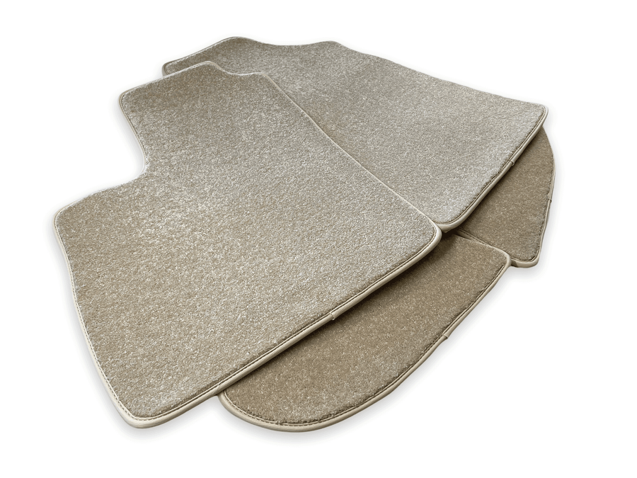 Floor Mats For Bentley Continental GTC (2011-2018) Beige Luxury Quality - AutoWin