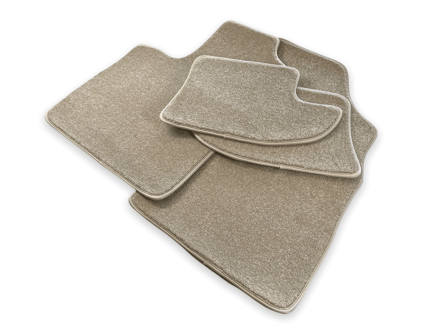 Floor Mats For Bentley Continental GTC (2011-2018) Beige Luxury Quality - AutoWin