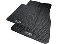 Floor Mats For BMW M3 G81 Touring (2022-2026) Black Leather Er56 Design - AutoWin