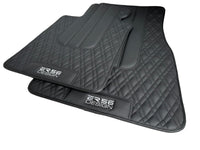 Floor Mats For BMW G60 (2023-2026) Sedan Black Leather Er56 Design - AutoWin
