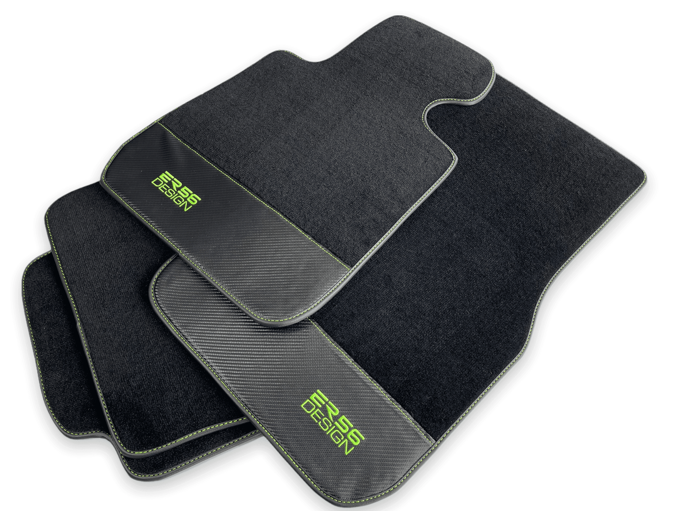 Floor Mats For BMW 7 Series E38 Long Carbon Leather | Er56 Design - AutoWin