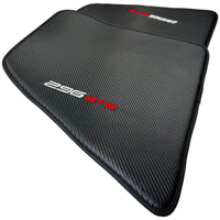 Floor Mats for Ferrari 296 GTB (2022-2024) Made From Carbon Fiber Leather - AutoWin