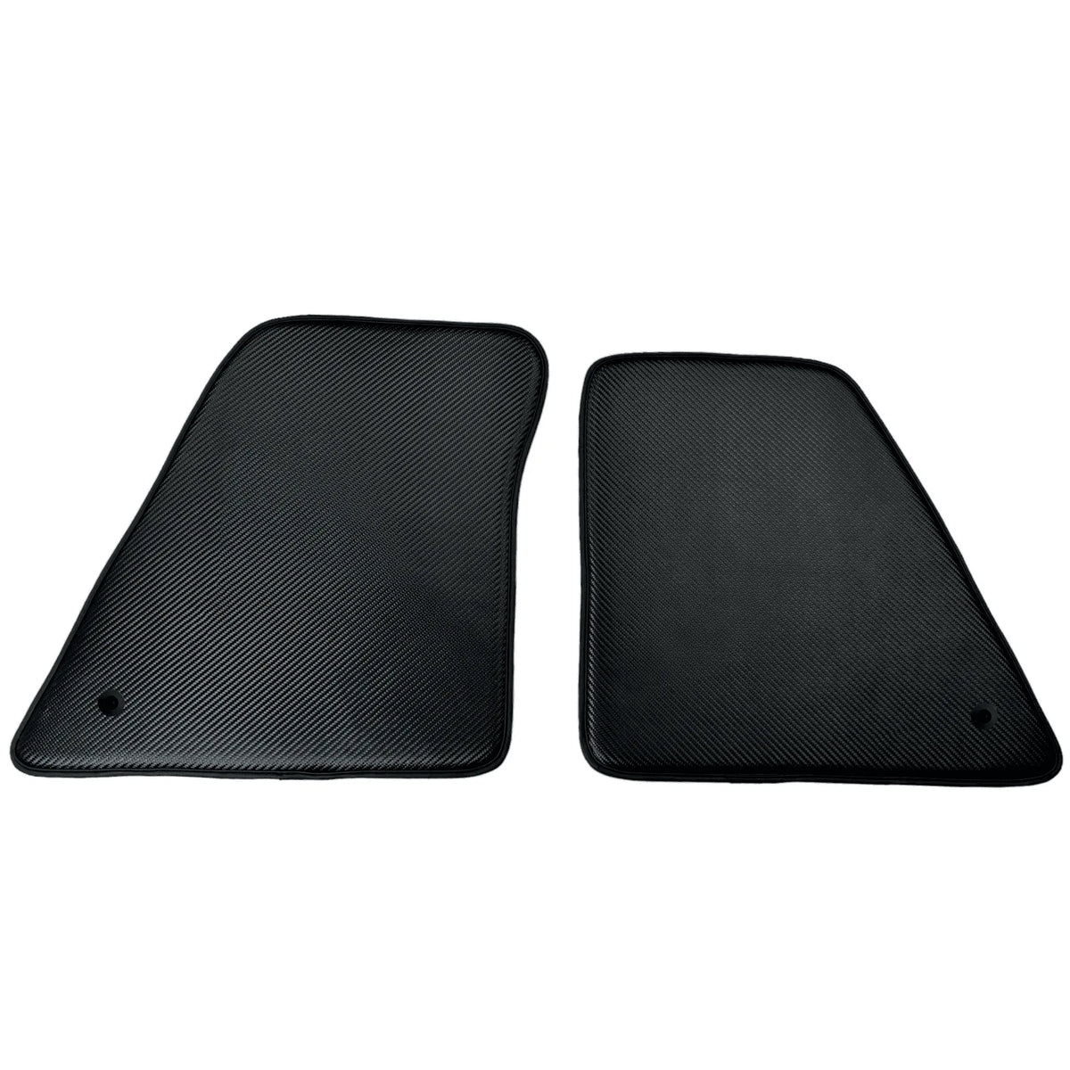 Floor Mats for Ferrari 296 GTS (2022-2027) Made From Carbon Fiber Leather - AutoWin