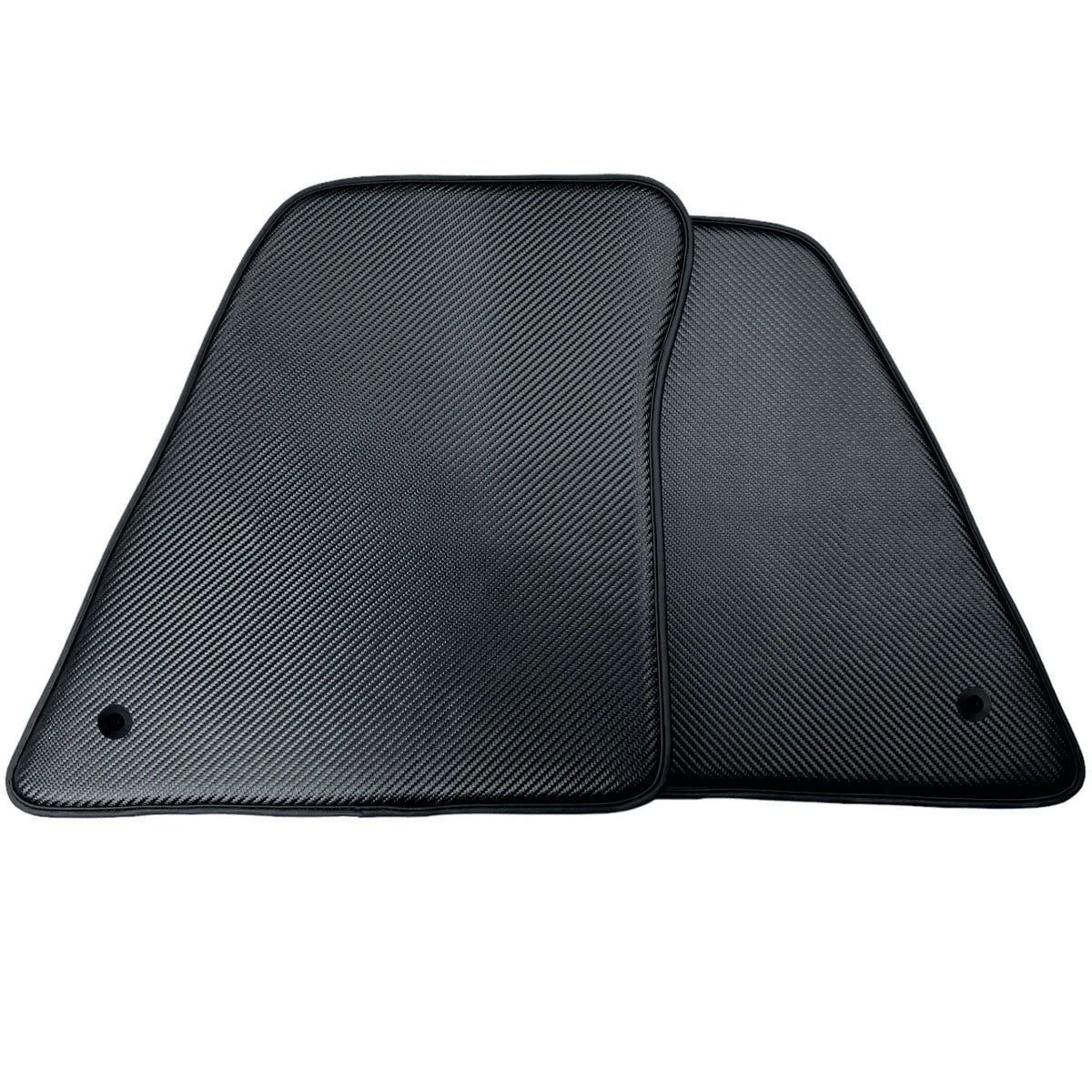 Floor Mats for Ferrari 296 GTS (2022-2027) Made From Carbon Fiber Leather - AutoWin