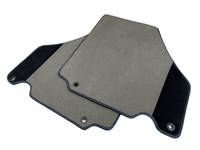 Floor Mats For Ferrari 360 Modena 1999-2005 Gray With Alcantara Leather - AutoWin