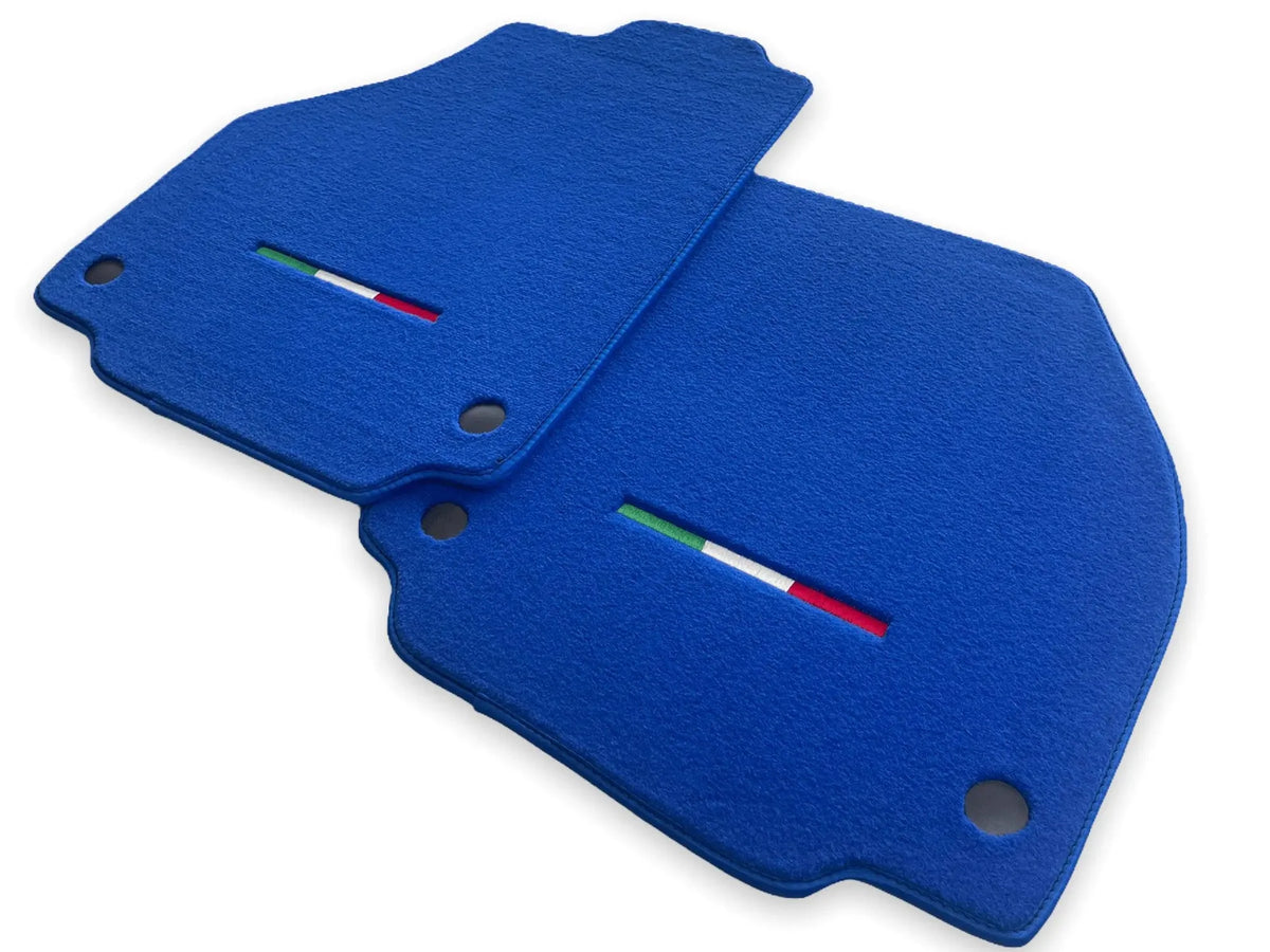 Floor Mats For Ferrari 458 GT2 2012-2015 Blue Autowin Brand Italian Edition