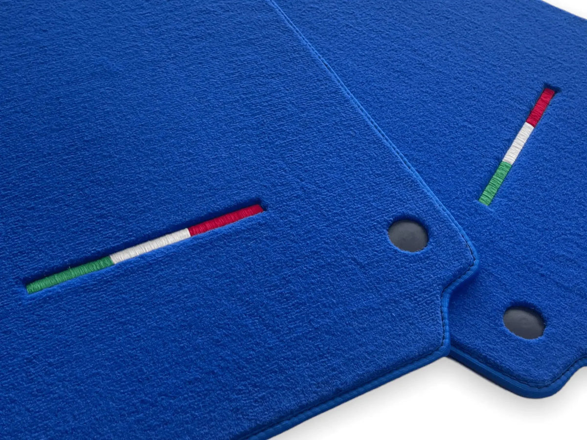Floor Mats For Ferrari 458 Italia 2009-2015 Blue Autowin Brand Italian Edition - AutoWin