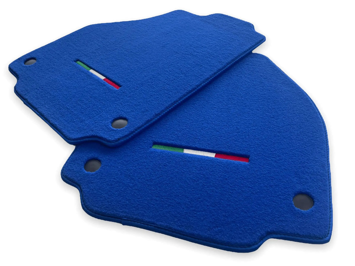 Floor Mats For Ferrari 458 Italia 2009-2015 Blue Autowin Brand Italian Edition - AutoWin