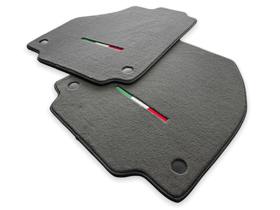Floor Mats For Ferrari 458 Italia 2009-2015 Gray Autowin Brand Italian Edition - AutoWin