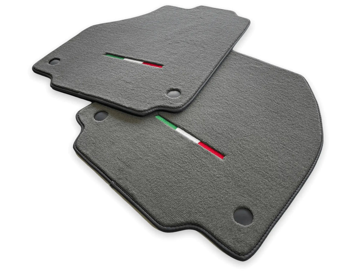 Floor Mats For Ferrari 458 Italia 2009-2015 Gray Autowin Brand Italian Edition - AutoWin