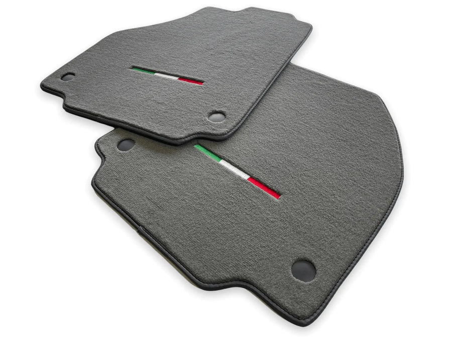 Floor Mats For Ferrari 458 Italia 2009-2015 Gray Autowin Brand Italian Edition - AutoWin