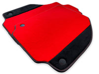 Floor Mats For Ferrari 458 Italia (2009-2015) Red Carpet And Alcantara Leather