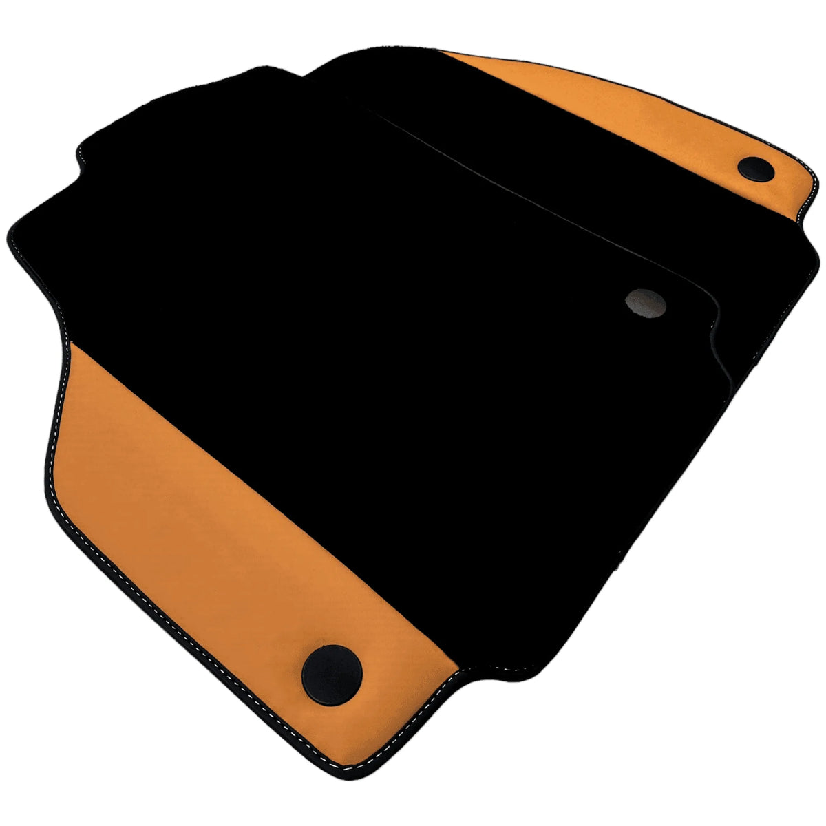 Floor Mats for Ferrari 458 Italia (2009-2015) with Beige Tradizione Nappa Leather - AutoWin