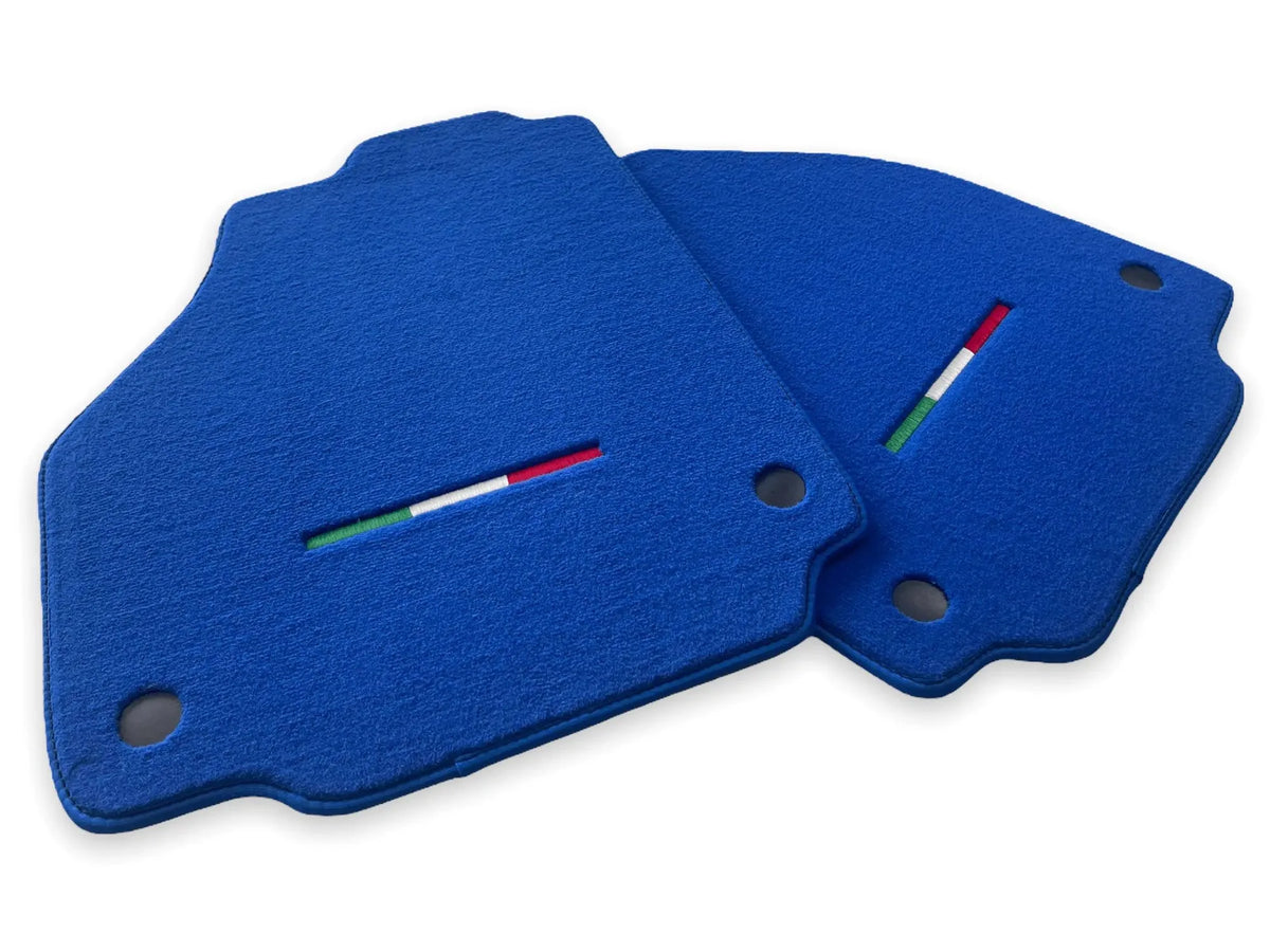Floor Mats For Ferrari 458 Spider 2012-2015 Blue Autowin Brand Italian Edition