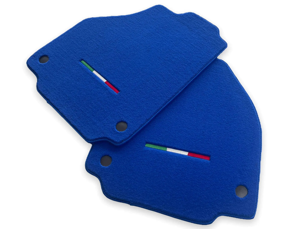 Floor Mats For Ferrari 458 Spider 2012-2015 Blue Autowin Brand Italian Edition