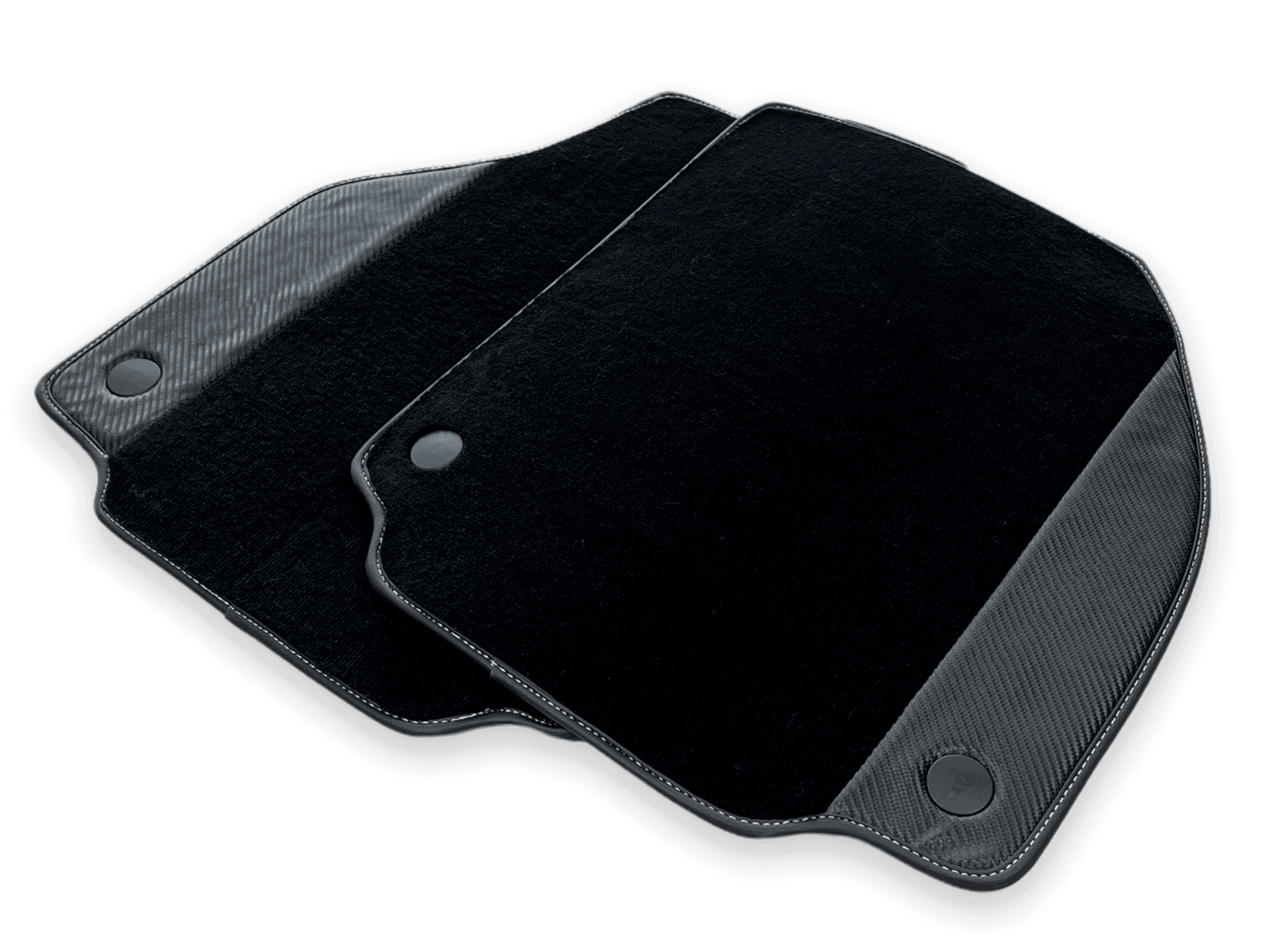 Floor Mats For Ferrari 458 Speciale (2012-2015) Carbon Leather - AutoWin
