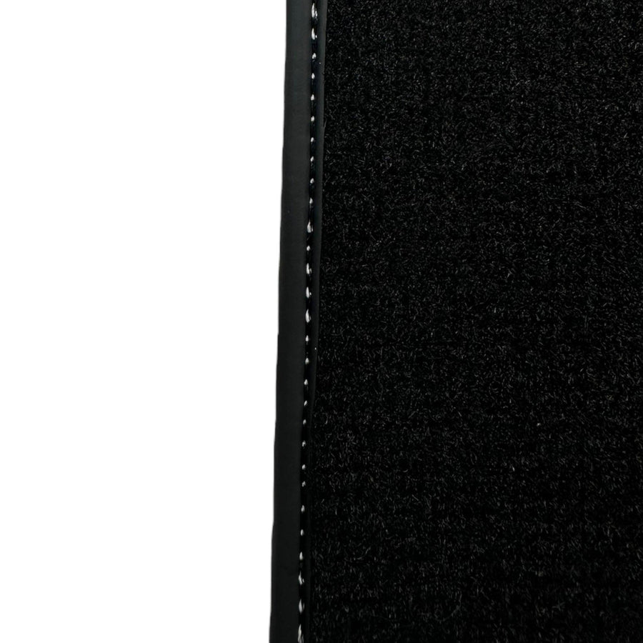 Floor Mats for Ferrari 458 Spider (2012-2015) with Bordeaux Nappa Leather - AutoWin