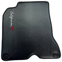 Floor Mats For Ferrari California T (2015-2018) Carbon Fiber Leather - AutoWin