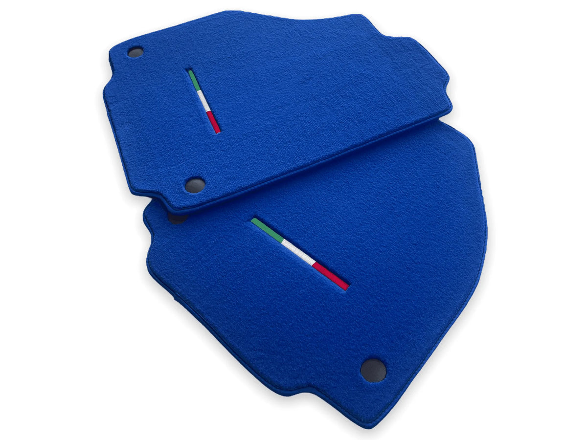 Floor Mats For Ferrari F8 Spider 2019-2022 Blue Italian Edition
