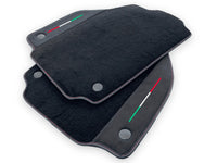 Floor Mats For Ferrari F8 Spider 2019-2022 Red Italian Edition - AutoWin