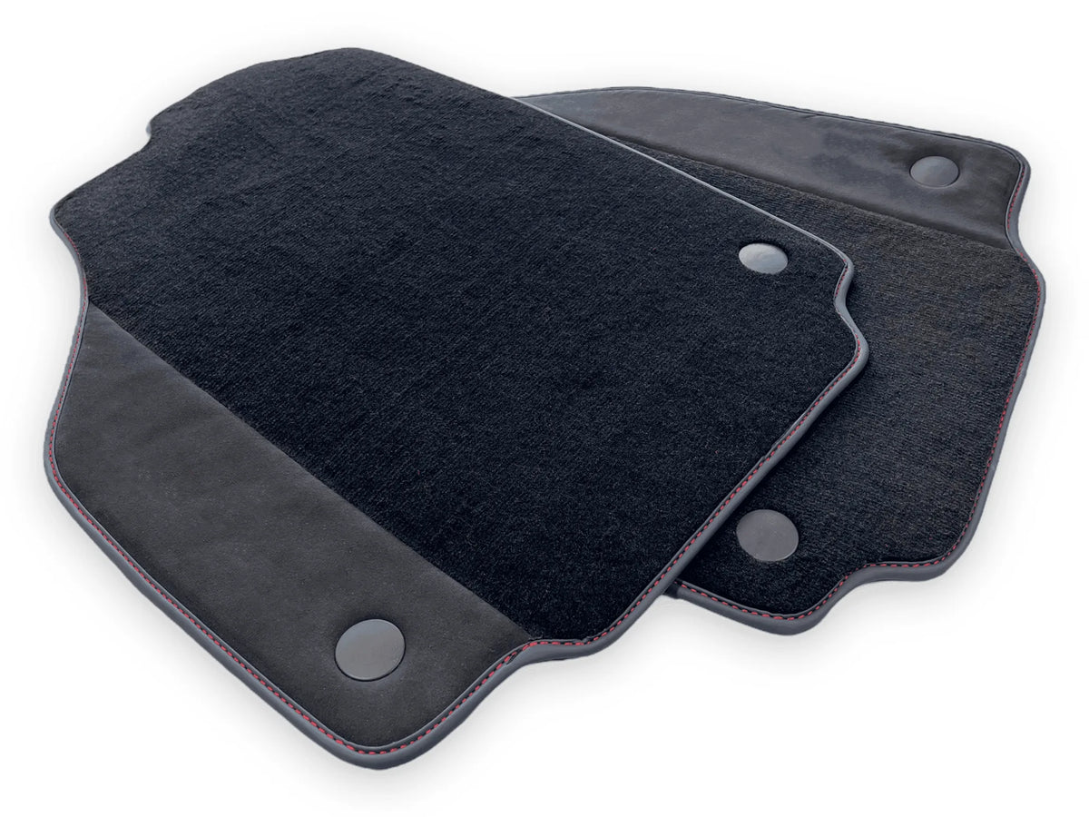 Floor Mats For Ferrari F8 Spider 2019-2022 Red Italian Edition - AutoWin