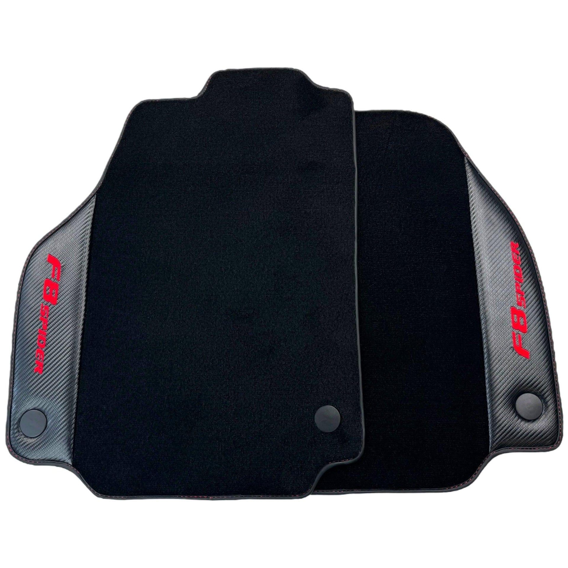 Floor Mats for Ferrari F8 Spider (2019-2022) with Carbon Fiber - AutoWin