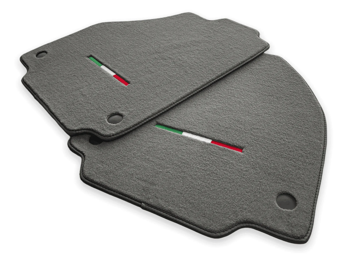 Floor Mats For Ferrari F8 Spider 2019-2023 Gray Italian Edition